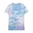 thumbnail image 3 of Dalix Ghost Embroidered Tie Dye Short Sleeve T-Shirt Large Cotton Candy, 3 of 5