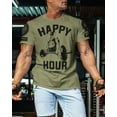thumbnail image 4 of Gymish Happy Hour Deadlift Workout T-Shirt for Men – Funny Gym Shirt, Weightlifting Tee, Men's Gym T-Shirt, Lifting Shirt, Workout Shirt, Gym Wear, Athletic Shirt for Men, 4 of 6