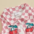 thumbnail image 5 of Bagilaanoe Newborn Baby Girl Boys Casual Jumpsuit Shorts Plaid Sleeveless Bodysuit 12M 18M 24M 3T 4T 5T Kids Casual One Piece Romper, 5 of 7