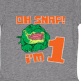 thumbnail image 3 of Inktastic Oh Snap! I'm 1 Cute Green Alligator Boys or Girls Baby Bodysuit, 3 of 4