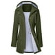 thumbnail image 1 of Gabardina impermeable LOMON con capucha larga para mujer, 1 of 6