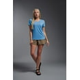 thumbnail image 2 of Expert Brand USA-Made Women's Oxymesh™ Athletic V Neck T-Shirt, Carolina Blue, M, 2 of 6