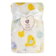 Parent's Choice Ivory Chick Plush Blanket 30" x 36"