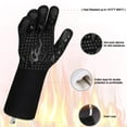 thumbnail image 4 of Guantes Comsmart para barbacoa resistentes al calor de 1472 °F, silicona, 4 of 8
