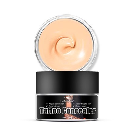 Tattoo Cover Up Makeup Waterproof Concealer, for Dark Spots, Vitiligo Body, Makeup for Men Women