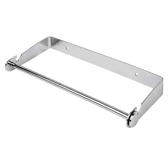 Under Cabinet Paper Towel Holder, Wall Mount for Home Kitchen, Stainless Steel for Large Rolls - Brushed Nickel