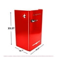 thumbnail image 6 of Frigidaire 3.2 Cu. Ft. Retro Compact Refrigerator with Side Bottle Opener EFR376, Red, 6 of 7