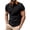 Black, variant on Kcolen Golf Polos for Men Men's Solid Color Short Sleeve Sports Shirt with Button Up Front and Turn Down Lapel Collar for Casual Wear Casual Summer Outdoor Basic