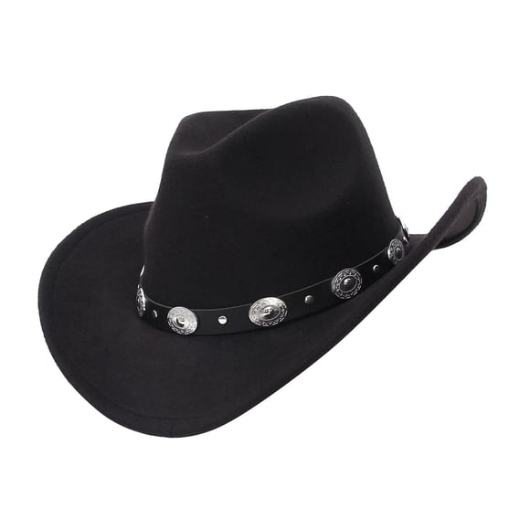crativent Outdoor Wide Brim Cowboy Hat Adults Men Women Lightweight Summer Birthday Supplies And Accessories Western Cowboy Hat Black