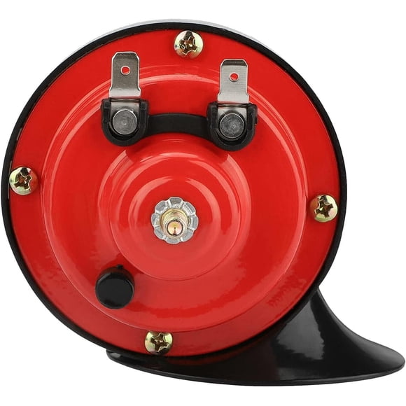 LAICAIW 【2 pcs】Super Loud Train Horn,High Tone/Low Tone Car Horns Electric Snail Horn Waterproof Train Horns Kit,for Any 12V Vehicles Cars Motorcycle Trucks Boats Lorrys