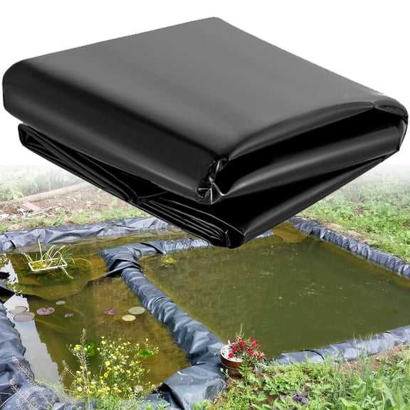 Unbranded Heavy Duty 20 Mil LLDPE Pond Liner 20 x 25 ft