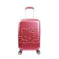 thumbnail image 2 of Hello Kitty 21 Inch Rolling Luggage, Hardshell Carry On Suitcase with Wheels, Pink, 2 of 5