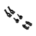 thumbnail image 1 of Bunblic RC Car Parts, Steering Rear Stub Axle Carriers, Easy to Use, Lightweight High Strength, Nylon Front Caster Blocks Replacement Black, 1 of 7