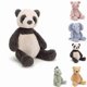 thumbnail image 1 of Plush Doll Cartoon Animal Doll Dinosaur Pig Elephant Bear Panda Plush Toy Childrens Gift Banmo, 1 of 5