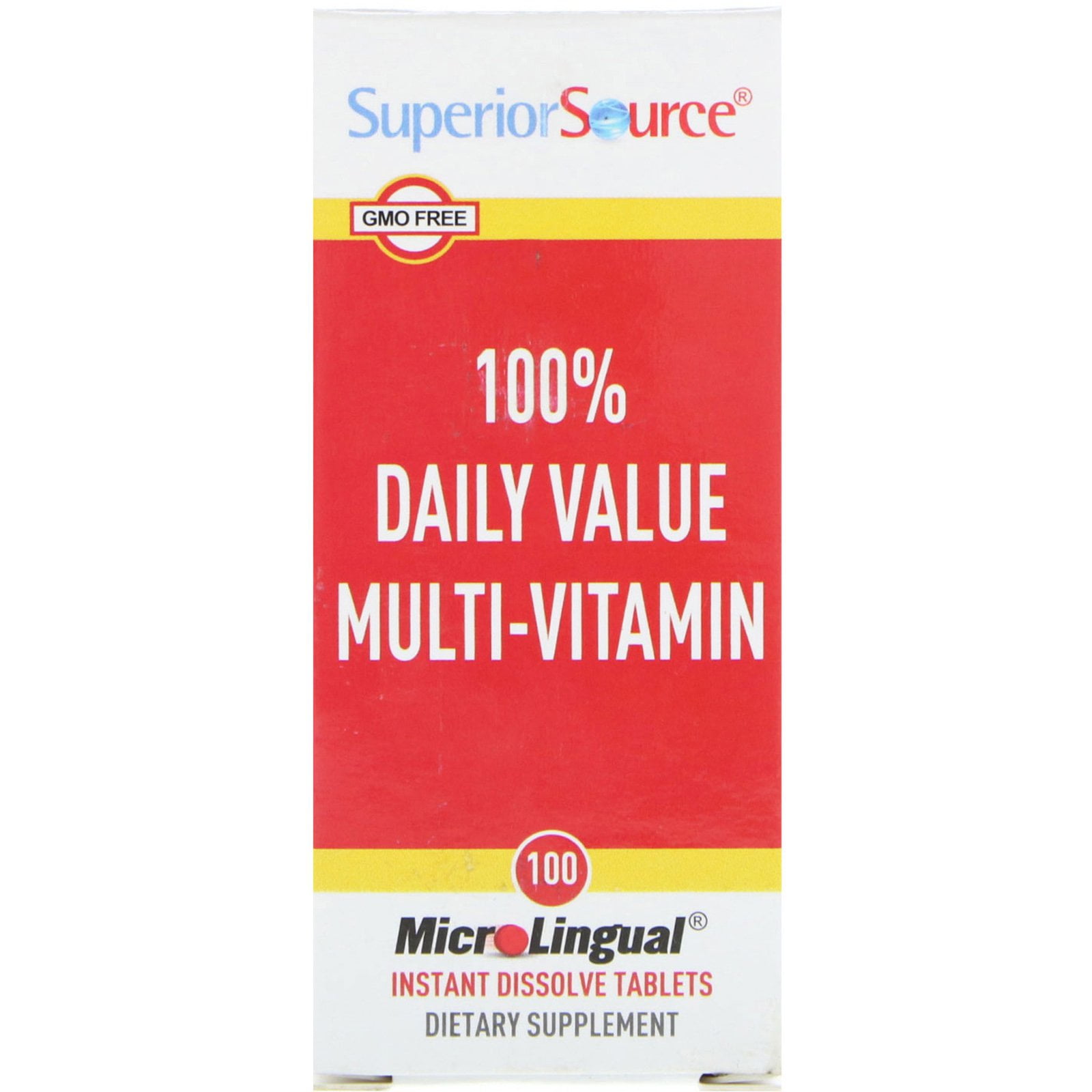 Superior Source 100 Daily Value MultiVitamin, Quick Dissolve