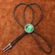 thumbnail image 3 of Corbata de bolo Yinane Estilo Vintage Verde, 3 of 7
