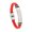 A, variant on Contemporary Braided PU Leather Wristband With Polished Metal 1cm Wide Braceleet For Delicate Wrists Comes In 12 Chic Color Variants