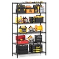 thumbnail image 1 of Gymax 6-Tier Metal Storage Shelving Unit w/V-Shaped Wire Rack for Home Kitchen Garage, 1 of 10