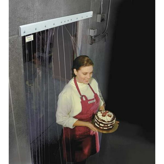 Tmi Cooler/Freezer Strip Door,Rnfrcd,7ftH 999-00211