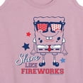 thumbnail image 3 of SpongeBob SquarePants - Shine Like Fireworks - Women's Racerback Tank Top, 3 of 6