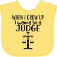 thumbnail image 3 of Inktastic Future Judge Law Scale Boys or Girls Baby Bib, 3 of 4