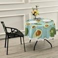 thumbnail image 7 of Dreamtimes Avocado Round Tablecloth 60", Waterproof Tablecloth Stain Resistant and Wrinkle Decorative Patio Table Cloths for Kitchen Dinning Room Party Home Garden Picnic, 7 of 7