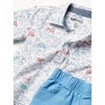 thumbnail image 2 of Kids Headquarters Boys Short Set White/Blue Cars 18M, 2 of 3