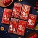 thumbnail image 1 of Decoración del hogar, decoración de habitaciones, decoración de paredes Sobres rojos con paquetes de dinero de caballos para el Año del Caballo 2026 Hong Bao Bolsillos rojos una cesta, 1 of 6