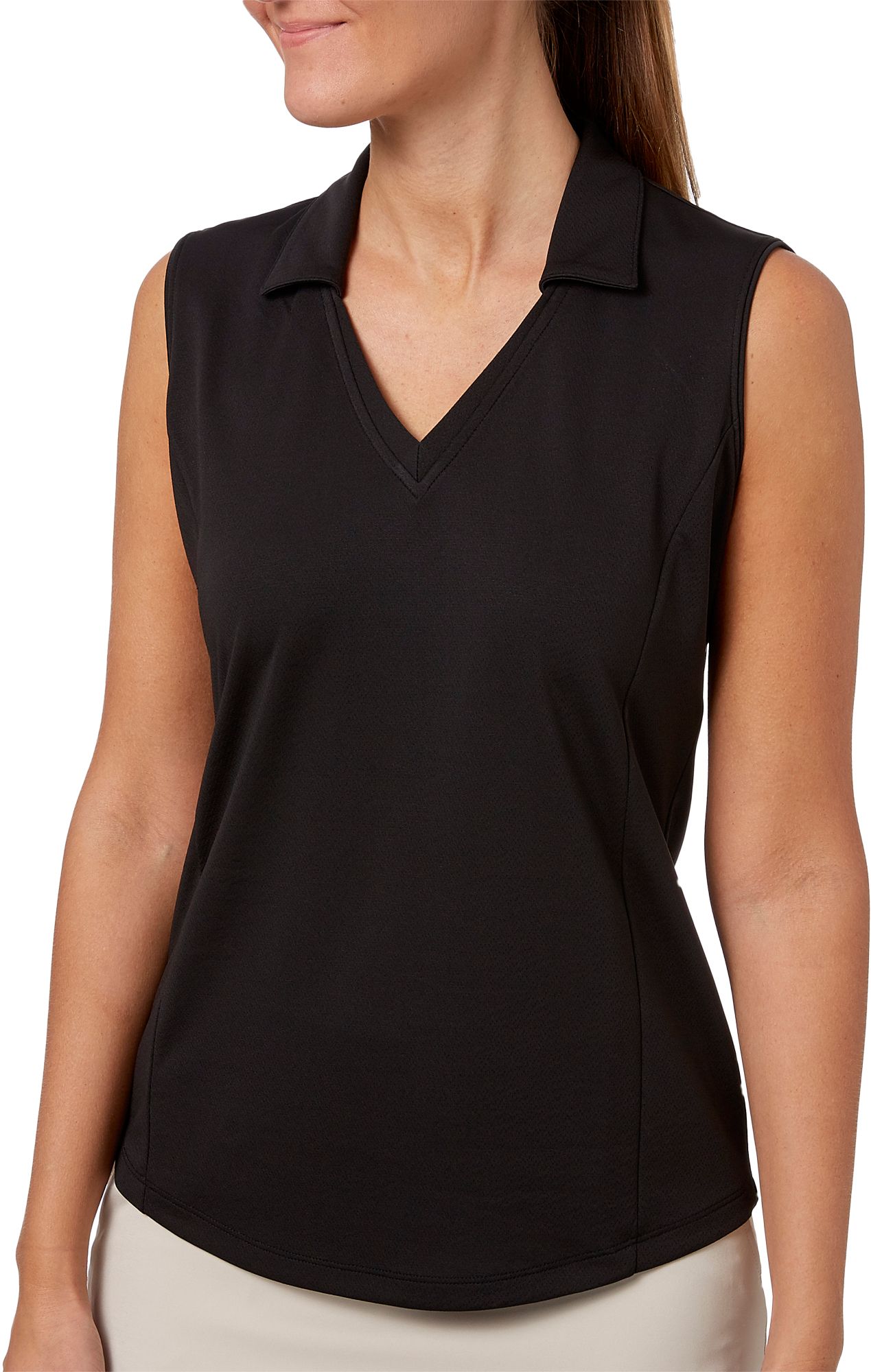 Solid Sleeveless Golf Polo - Walmart 