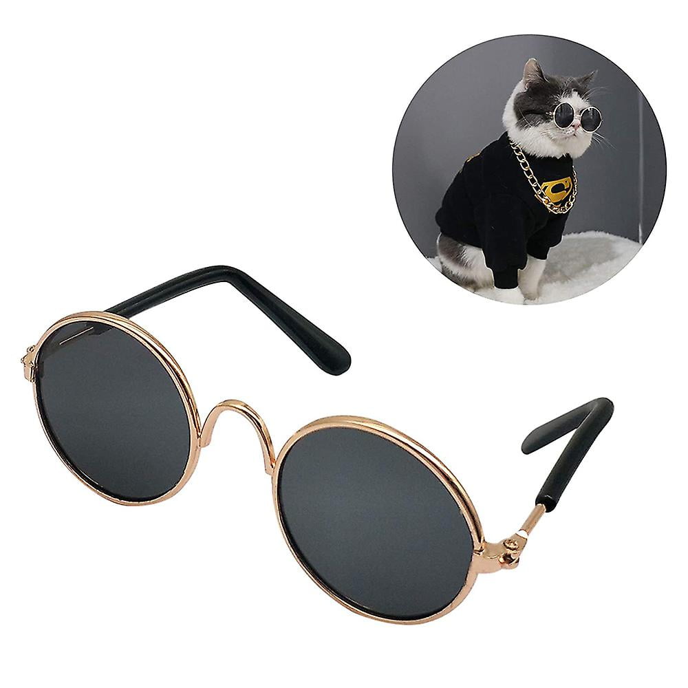 Funny Cute Dog Cat Retro Fashion Sunglasses Glasses Transparent