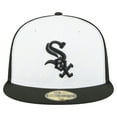 thumbnail image 2 of Men's New Era White/Black Chicago White Sox Repeat 59FIFTY Fitted Hat, 2 of 5