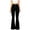 Black, variant on REORIAFEE Flare Pants Women with Pockets Button Down Palazzo Pants Solid Print High Waisted Casual Pants Lightweight Baggy Stretchy Slacks 2024 Trending Fashion Clothing