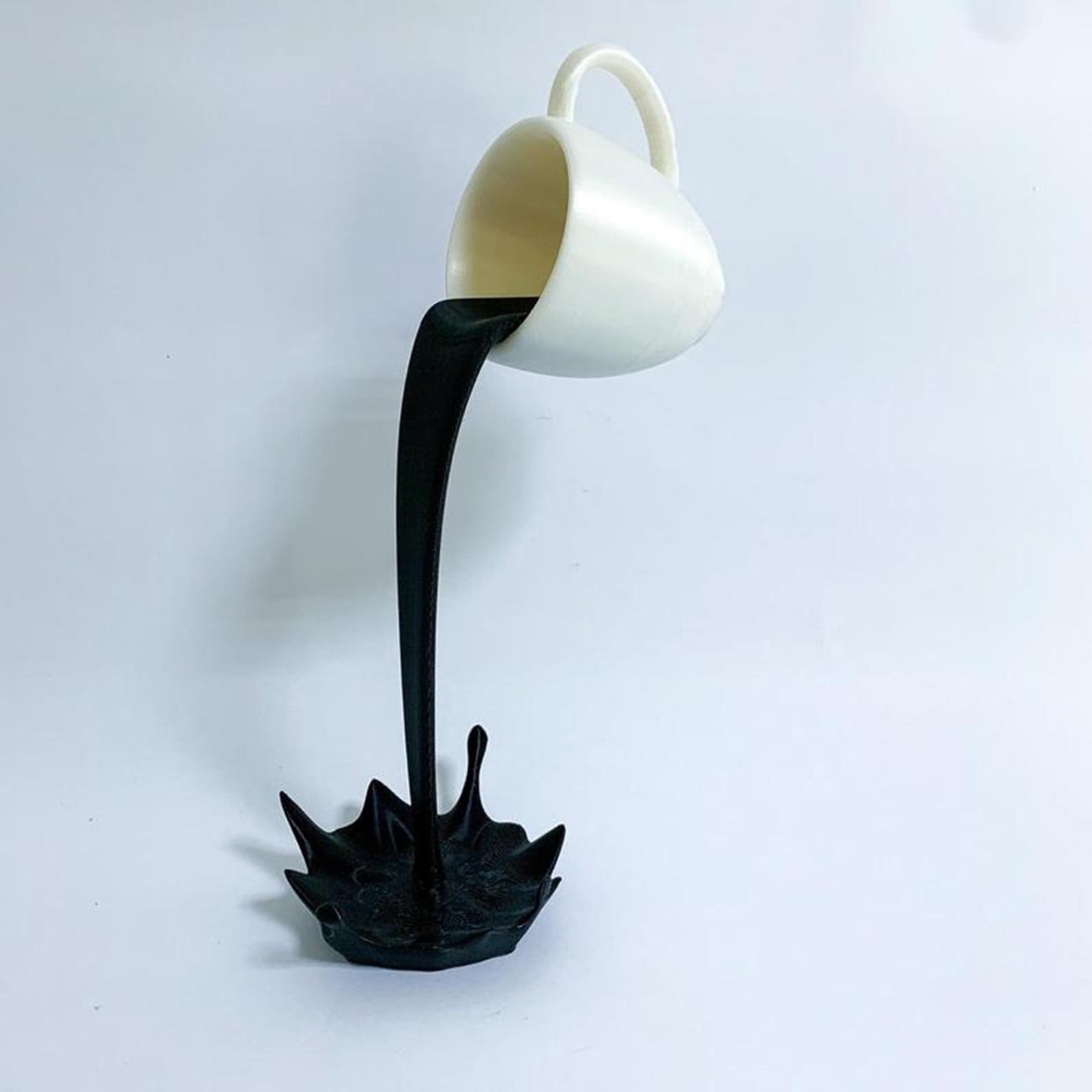 Jetec Floating Coffee Cup Mug Sculpture Mini Spilling Pouring Coffee Cup  Sculpture Accessories Funny…See more Jetec Floating Coffee Cup Mug  Sculpture
