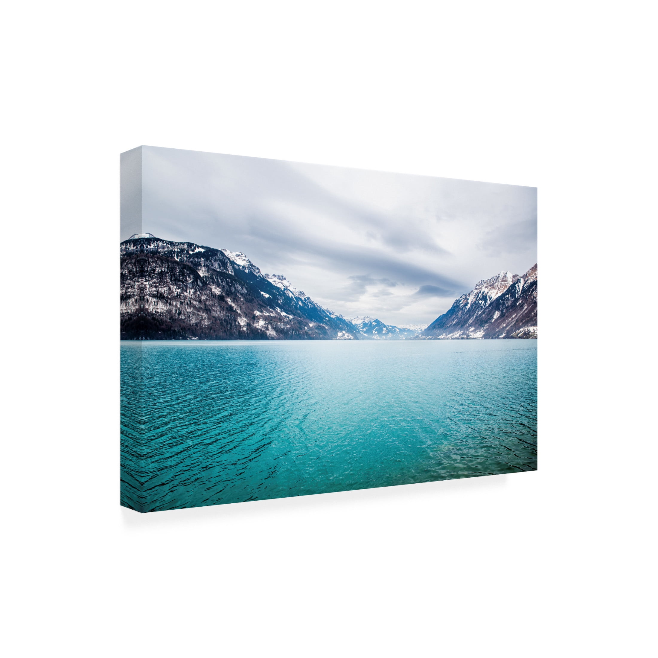 Canvas Wall Art - Allison Burton 'InterlakenSwitzerland' Wall Art for Living Room, Bedroom, or Office Décor by Trademark Fine Art - 32 x 22 Inches