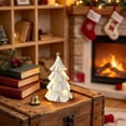 thumbnail image 6 of Vintage Lighted Christmas Tree Figurine with Warm LED Glow for Tabletop Holiday Decor, 6 of 7