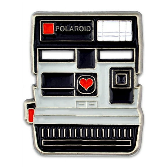 Vintage Polaroid Camera Photograhy Trendy Enamel Lapel Pin