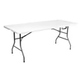 thumbnail image 1 of Mesa Tablon Plegable EKE Life Home Jardin Exterior Portatil Blanco 180cm, 1 of 1