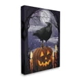 thumbnail image 3 of Stupell Industries Spooky Halloween Night Sky Crow Jack-o'-lantern Full Moon, 24 x 30, Design by Grace Popp, 3 of 7