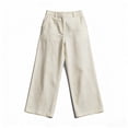 thumbnail image 6 of BUIGTTKLOP Cotton Linen Pants for Women,Work Dressy Pants Trousers with Pockets,High Waist Wide Leg Summer Comfy Pants, 6 of 6