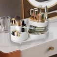 thumbnail image 7 of Niulife 2024 New Makeup Organiser,360 Make Up Organiser with 3 Layer Rotating Compartment,Makeup Organizer Storage Is Perfect for Dresser, Bathroom, Bedroom,Ivory,3 Layers, 7 of 7