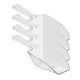 thumbnail image 1 of 4 Piezas De Plástico Cuadrado Mediano Para Hielo Y Fruta, 1 of 5