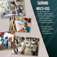 thumbnail image 5 of U.S. Art Supply 7-Ounce Unprimed 24" Wide x 2 Yards (6 Feet) Long Unstretched Canvas Roll - 100% Cotton, Woven, Acid-Free - Oil & Acrylic Painting, Murals, Backdrop - Cut To Stretcher Bar Frame Size, 5 of 6