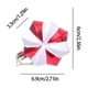 thumbnail image 3 of Adornos navideños, adornos navideños, regalos navideños, bola navideña, colgante pequeño decorativo especial, plástico galvanizado, pintado, rojo, caramelo, estrella hexagonal, objetos decorativos, 3 of 7