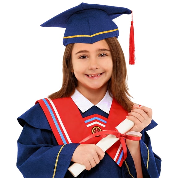 JCCXIN Graduation Gown And Cap For Girls Academic Outfit Sets With Tassel And Sash For Kindergarten Preschool Celebration Stylish Clothes Sets