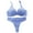 Blue, variant on Women's Intimates Valentine Lingerie Gift Set - Red Lace Bra & Garter Belt,White Women's Intimates