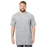 Boulder Creek By Kingsize Men's Big & Tall Heavyweight Longer-Length Pocket Crewneck T-Shirt