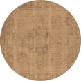 thumbnail image 1 of Ahgly Company Indoor Round Oriental Brown Industrial Area Rugs, 7' Round, 1 of 4