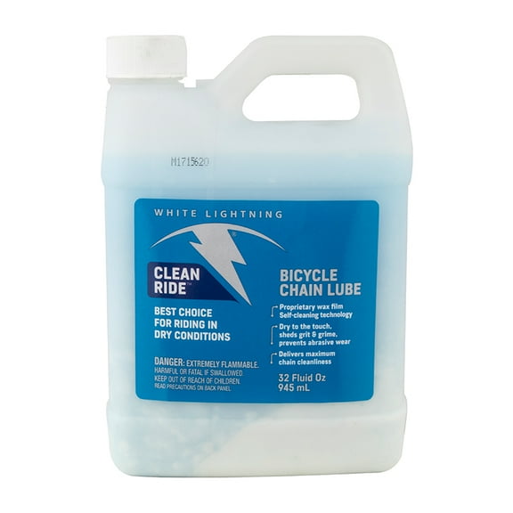 White Lightning Clean Ride Bike Chain Wax Lube - 32oz, Bulk