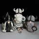 thumbnail image 1 of Muñeco de peluche de gnomo sin rostro, caballero, enano, vikingo, gladiador, figura decorativa para mesa, 1 of 7