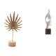 thumbnail image 1 of Escultura de hojas,Estatua de hoja de metal Escultura de hoja Decoración del hogar,Estatua de arte abstracto,Estatua de arte abstracto Escultura de resina moderna,Colección creativa de, 1 of 8